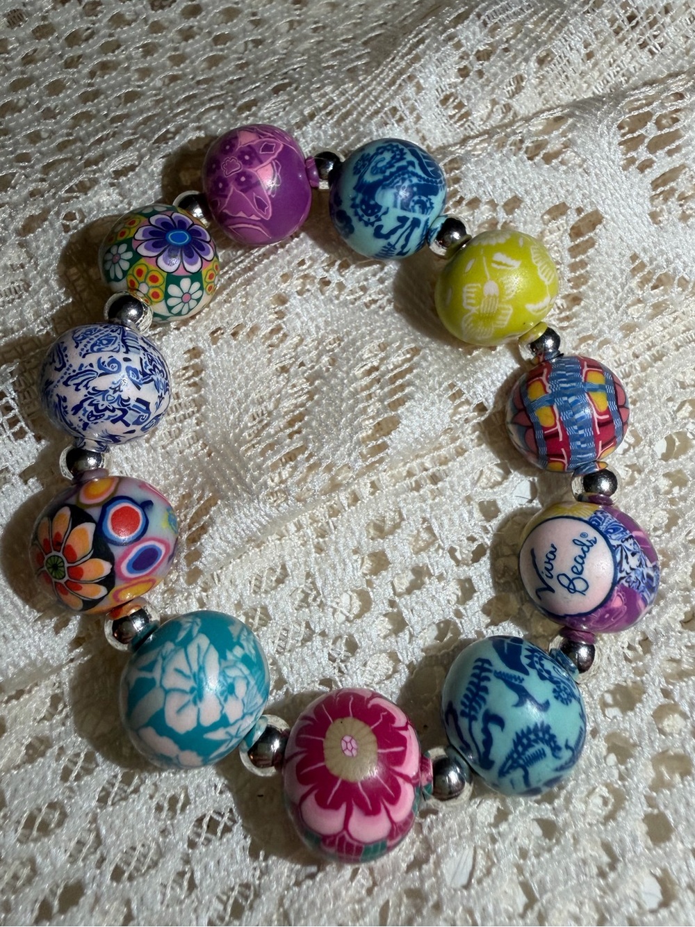viva beads bracelet 🩵🦋